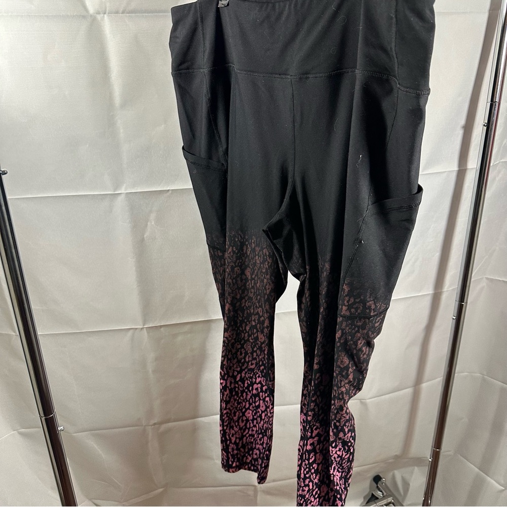 Torrid - Leggings - Pink Animal Print - Black, Pink - 3X